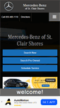 Mobile Screenshot of mercedesbenzofstclairshores.com